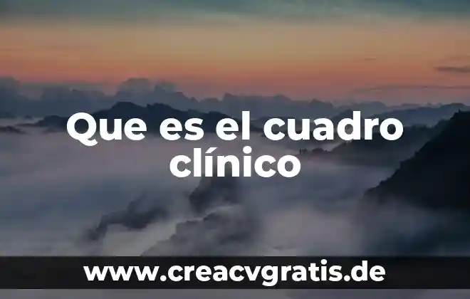 Qué es un cuadro de rutas aéreo 6 Que es el cuadro clínico