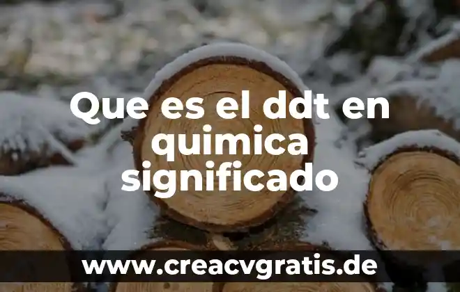Que es masa masa quimica 6 Que es el ddt en quimica significado