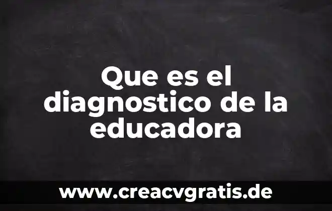 Qué es el concepto de diagnóstico de franquiciabilidad 3 Que es el diagnostico de la educadora