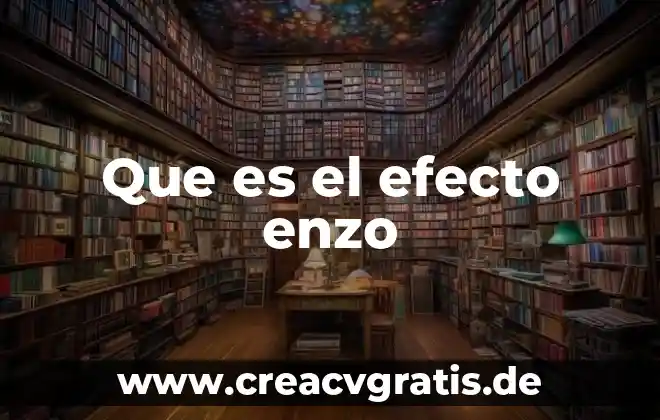 Que es bueno para bajar el efecto de la coca 4 Que es el efecto enzo