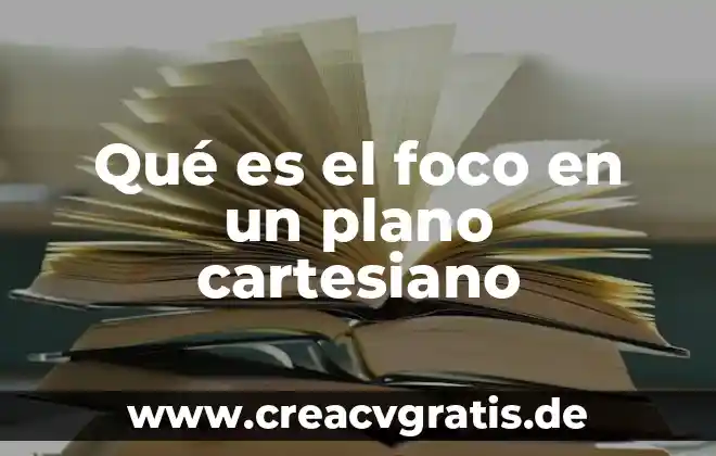 Que es plano transversal significado 7 Qué es el foco en un plano cartesiano