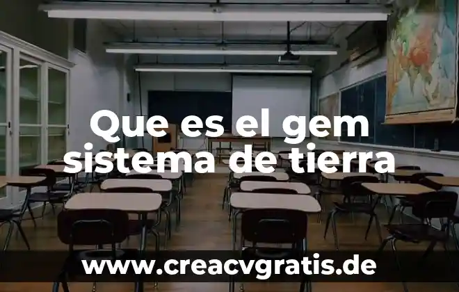 Que es un sistema numerico octal 4 Que es el gem sistema de tierra