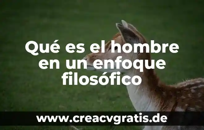 Qué es el ser social para enfoque filosófico 7 Qué es el hombre en un enfoque filosófico