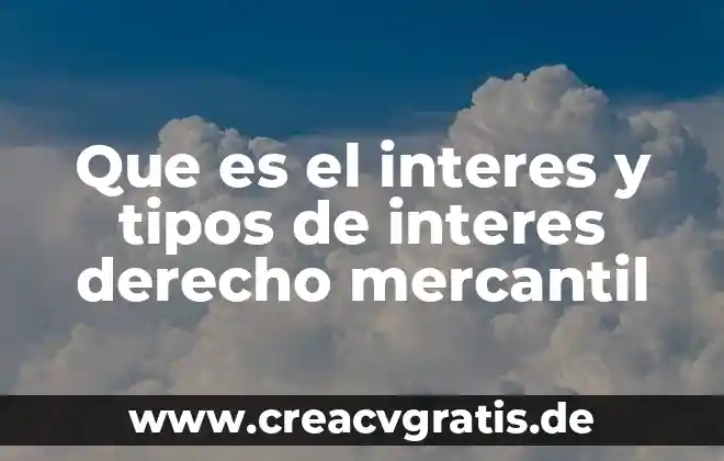 Que es franquicia en derecho mercantil 5 Que es el interes y tipos de interes derecho mercantil