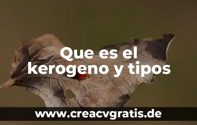 Que es una implicatura conversacional y sus tipos 4 Que es el kerogeno y tipos