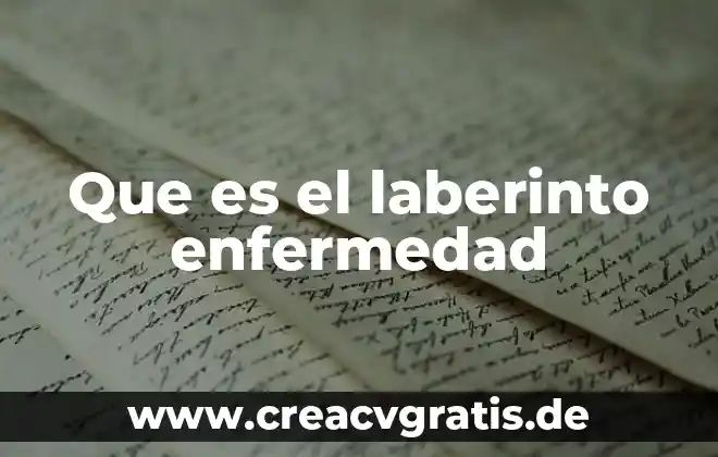 Que es un product management specialist 6 Que es el laberinto enfermedad