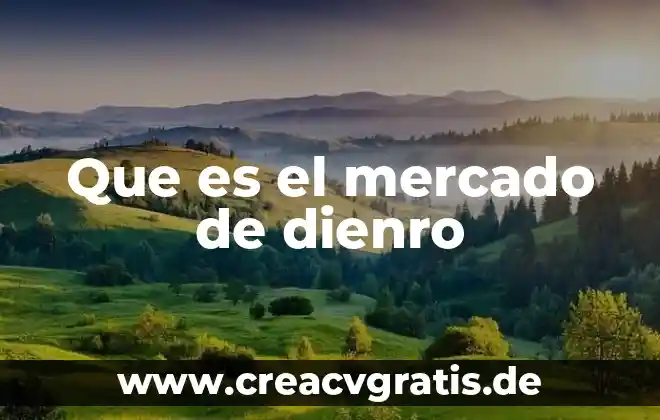 Indicadores del poder de mercado que es 5 Que es el mercado de dienro