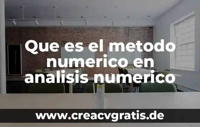 Alcohol con agua que es 6 Que es el metodo numerico en analisis numerico