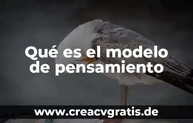 Qué es el pensamiento científico y cultural 3 Qué es el modelo de pensamiento