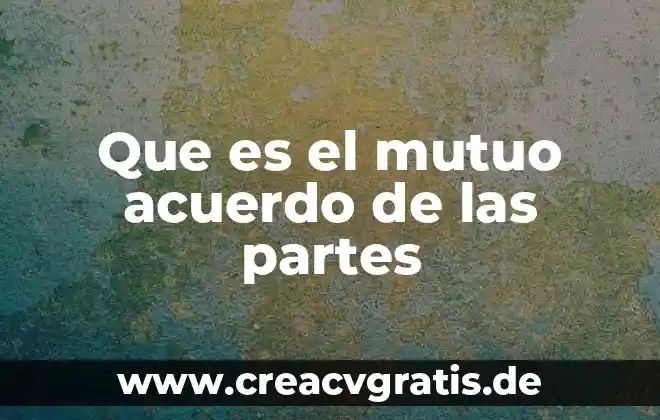 Que es pensamiento sistemico de acuerdo a sistemas suaves 3 Que es el mutuo acuerdo de las partes
