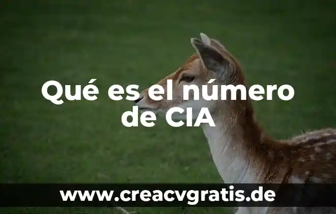Pastilla número 209 que es 5 Qué es el número de CIA