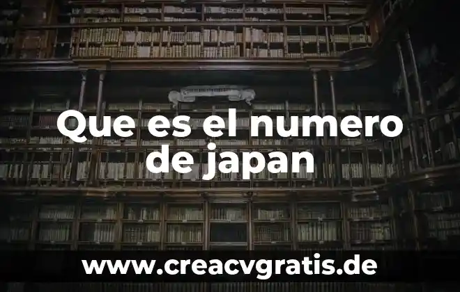 Qué es el número de orden en una factura 6 Que es el numero de japan