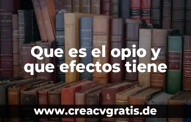 Qué es el régimen voluntario para efectos del IMSS 8 Que es el opio y que efectos tiene