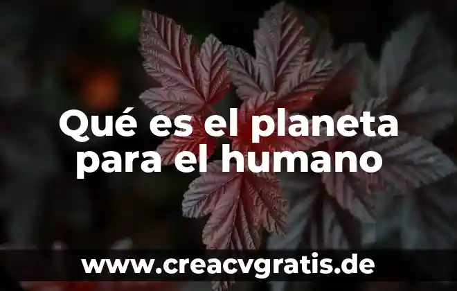 Que es el ser humano espiritual mapa mental 8 Qué es el planeta para el humano