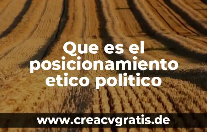 Qué es el mapa de posicionamiento de marca 8 Que es el posicionamiento etico politico