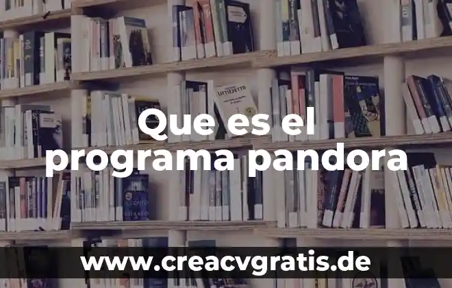 Que es el programa jalisco competitivo 3 Que es el programa pandora