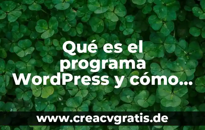 Qué es un símbolo en el programa Flash 3 Qué es el programa WordPress y cómo se utiliza