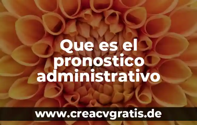 Qué es el empoderamiento administrativo 7 Que es el pronostico administrativo