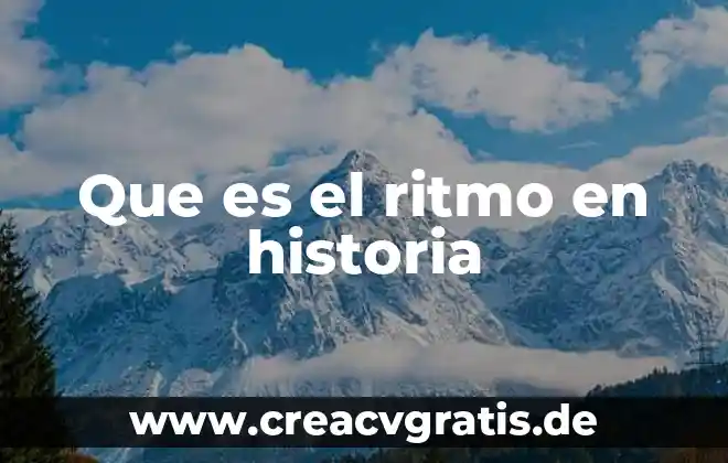 Qué es el ritmo en la poesía yahoo 6 Que es el ritmo en historia