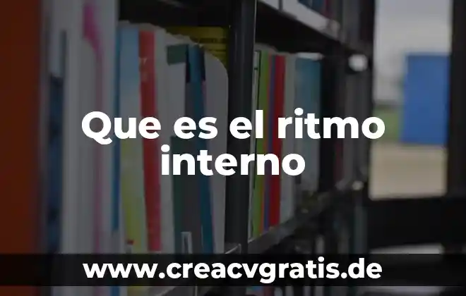 Qué es el ritmo en la poesía yahoo 5 Que es el ritmo interno