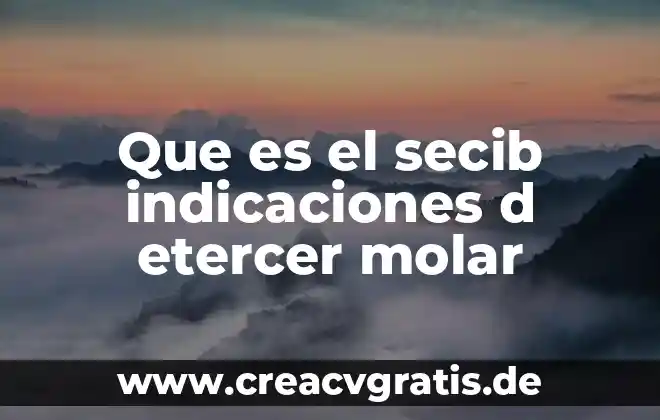 Que es la masa molar en un compuesto 5 Que es el secib indicaciones d etercer molar