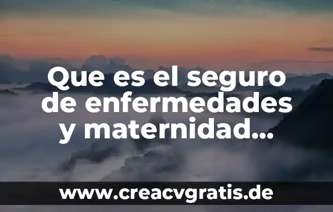 Qué es la exposición definición para niños 5 Que es el seguro de enfermedades y maternidad exposicion