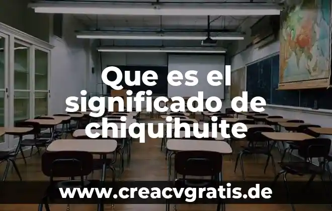 Que es nombre comun significado para zoologia 6 Que es el significado de chiquihuite