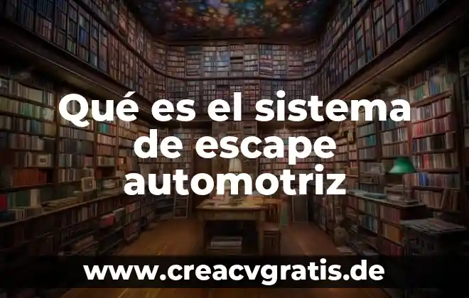 Que es un factor de señal sistema taguchi 6 Qué es el sistema de escape automotriz