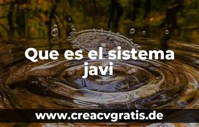 Sistema scriptamiento que es 3 Que es el sistema javi
