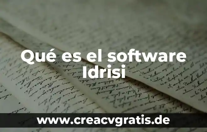Qué es el área de protección de un logotipo 8 Qué es el software Idrisi