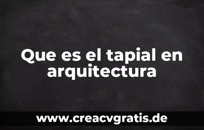 Que es frisos en arquitectura 5 Que es el tapial en arquitectura