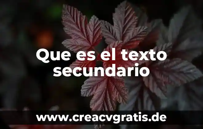 Qué es un estándar primario y secundario en titulación 7 Que es el texto secundario