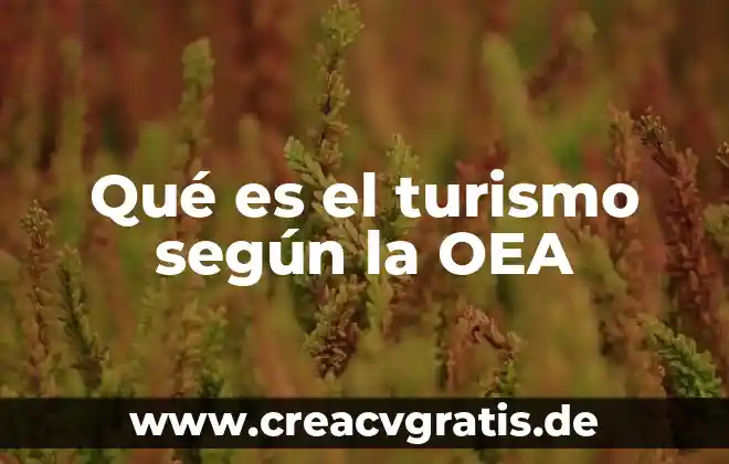 Que es ser proactivos segun peter drucker 3 Qué es el turismo según la OEA