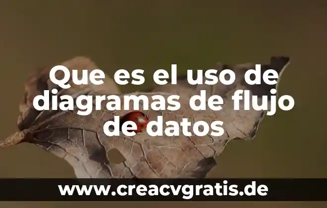 Que es el uso y reuso del agua 5 Que es el uso de diagramas de flujo de datos