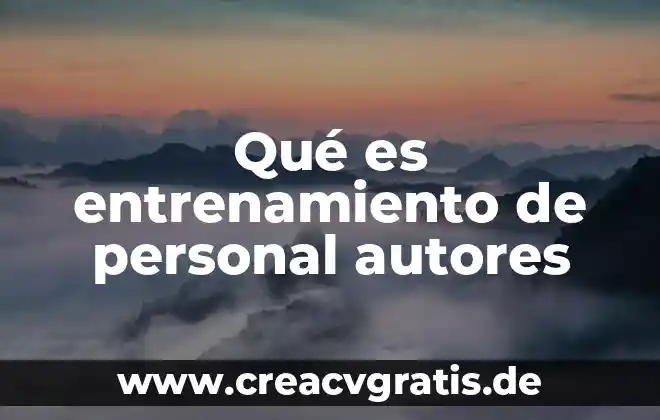 Que es una prueba de corrosion en agua 7 Qué es entrenamiento de personal autores