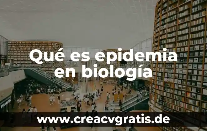 Qué es una ATP en biología 4 Qué es epidemia en biología