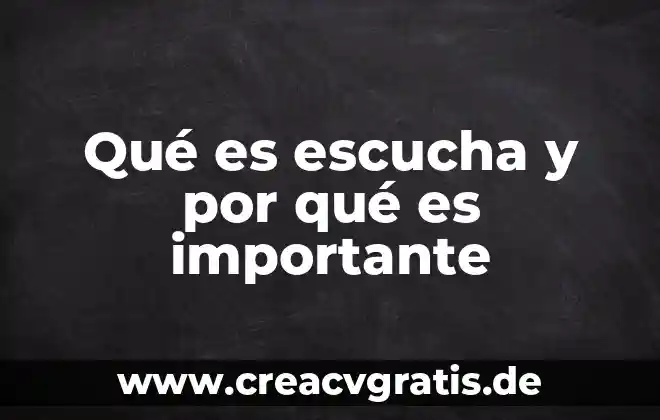 Que es el bullying y tipos de bullying 3 Qué es escucha y por qué es importante