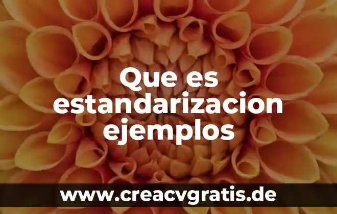 Qué es un tiempo compuesto ejemplos 5 Que es estandarizacion ejemplos