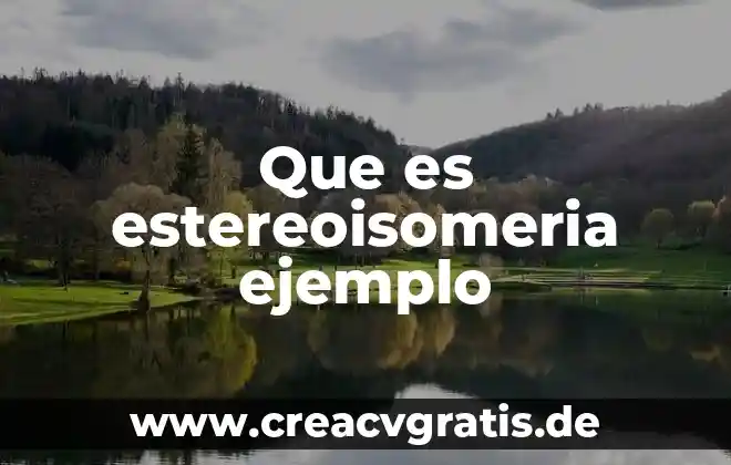 Qué es un logotipo y un ejemplo 3 Que es estereoisomeria ejemplo