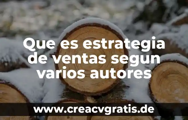 Qué es la toma de decisiones según varios autores 7 Que es estrategia de ventas segun varios autores