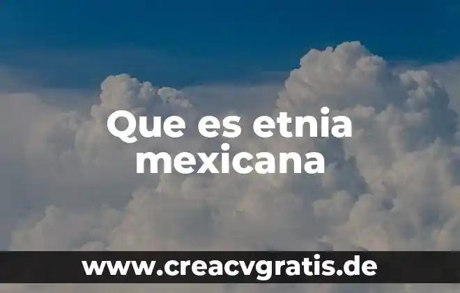 Qué es el Partido Auténtico de la Revolución Mexicana 7 Que es etnia mexicana