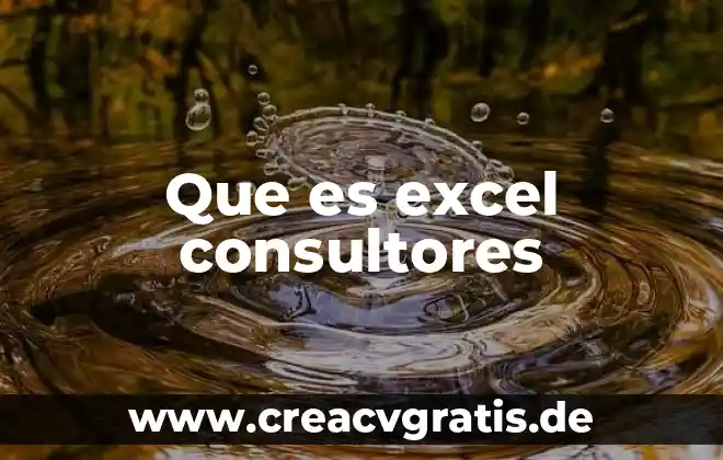 Que es la interfaz de excel y sus nombres 7 Que es excel consultores