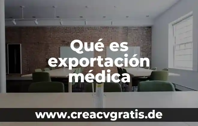 Que es el riesgo en el mercado de dinero 6 Qué es exportación médica