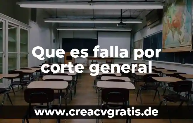 Que es un ecosistema general 5 Que es falla por corte general
