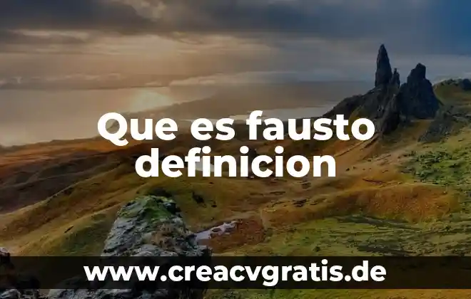 Qué es el área de protección de un logotipo 5 Que es fausto definicion