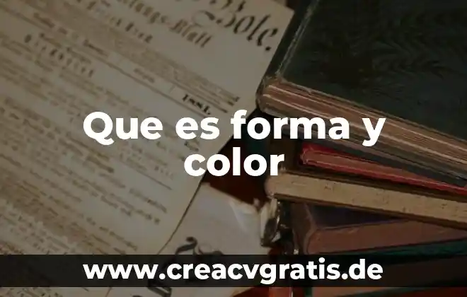Que es la forma simetrica 4 Que es forma y color