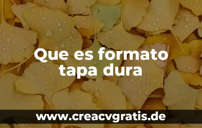 Formato de inscripcion de prepa que es 8 Que es formato tapa dura