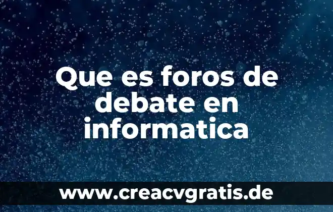 Que es un sistema pasivo seguridad informatica 4 Que es foros de debate en informatica