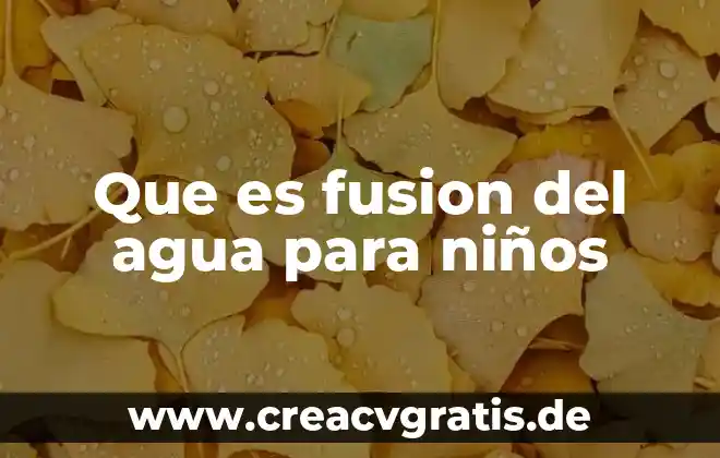 Que es el proceso de fusion nuclear 5 Que es fusion del agua para niños