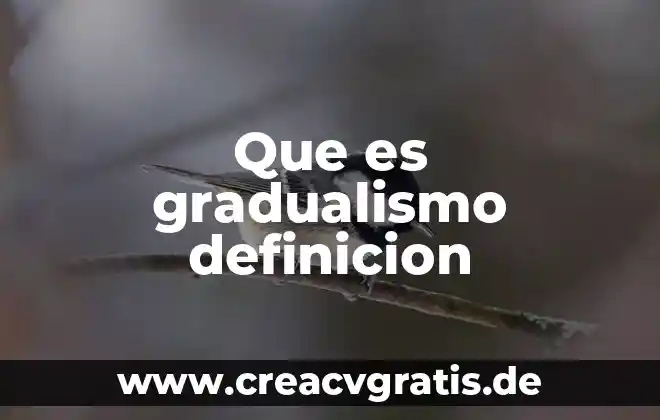 Que es miraculous definicion 5 Que es gradualismo definicion